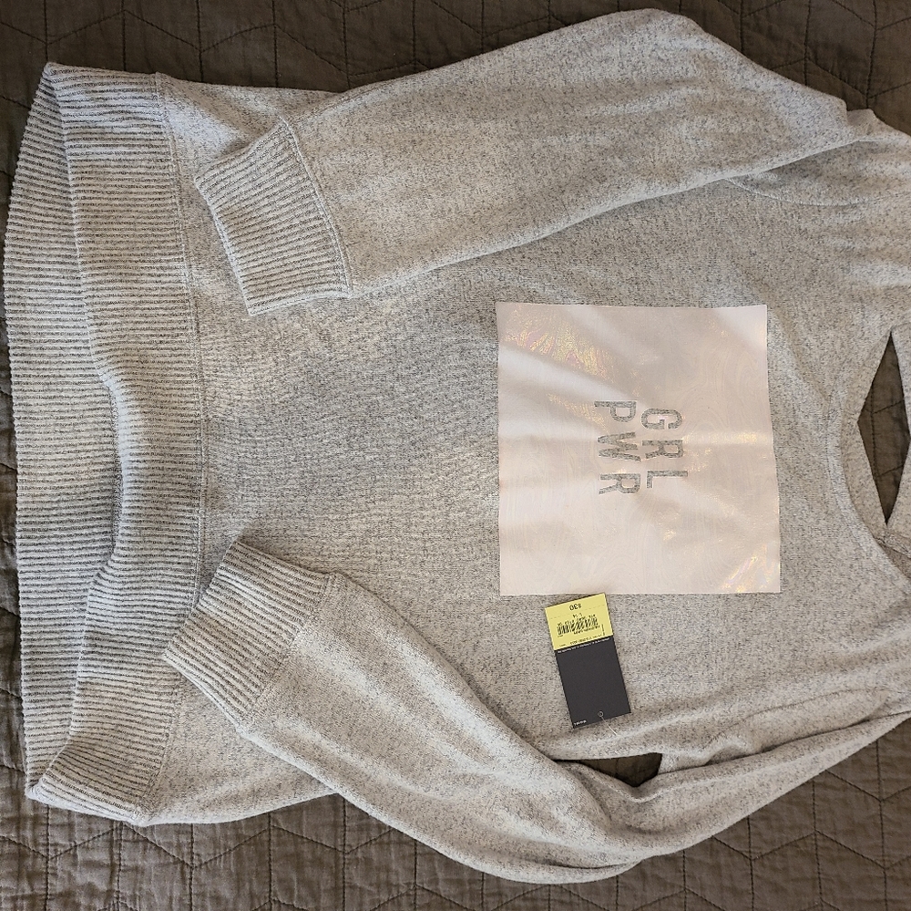Girl Power Xersion super soft cross back sweater
